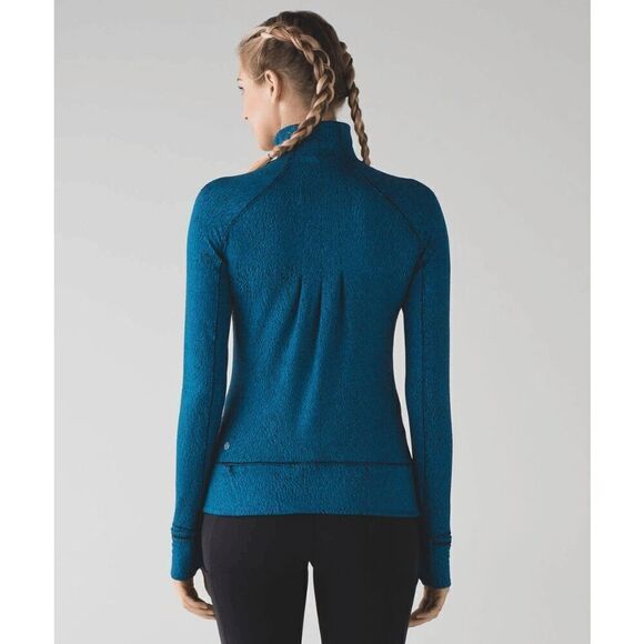 212-EUC Size 4 Lululemon Rush Hour 1/2 Zip - Picture 2 of 6